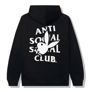 Anti Social Social Club X Playboy Collab Hoodie